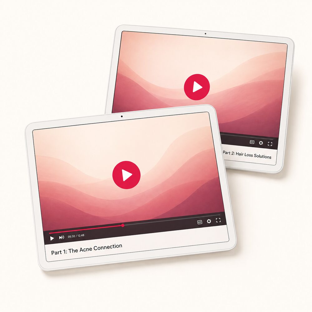 Acne & Hair Masterclass — bonus product mockup